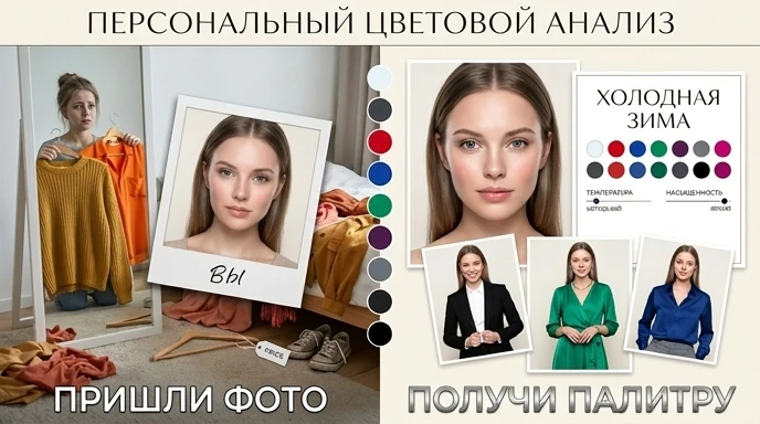 💅 Новый шаблон: Персональный цветовой анализ