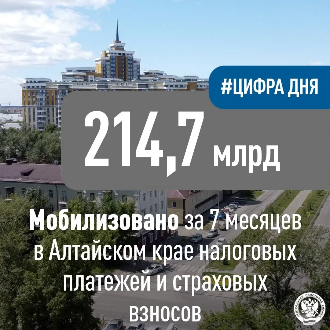 ✅ В бюджетную систему страны и государственные внебюджетные фонды на территории Алтайск...