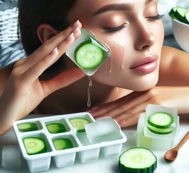 🥒 Замороженные огурцы в кубиках льда: бьюти‑лайфхак для свежей и сияющей кожи 🧊

Сегодня раскроем 
