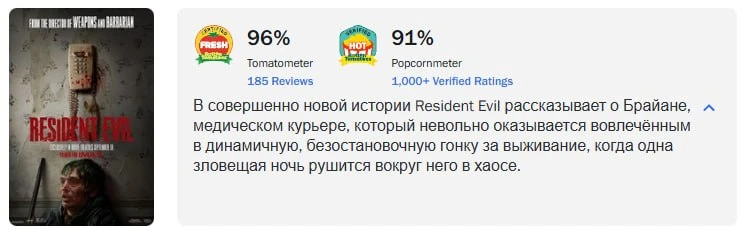 Resident Evil от Зака Креггера покорил и зрителей.