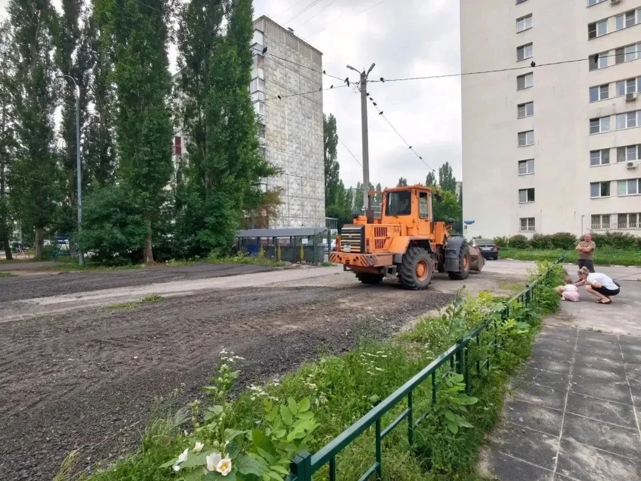 В Липецке благоустраивают территории с помощью вторичного асфальта ♻️