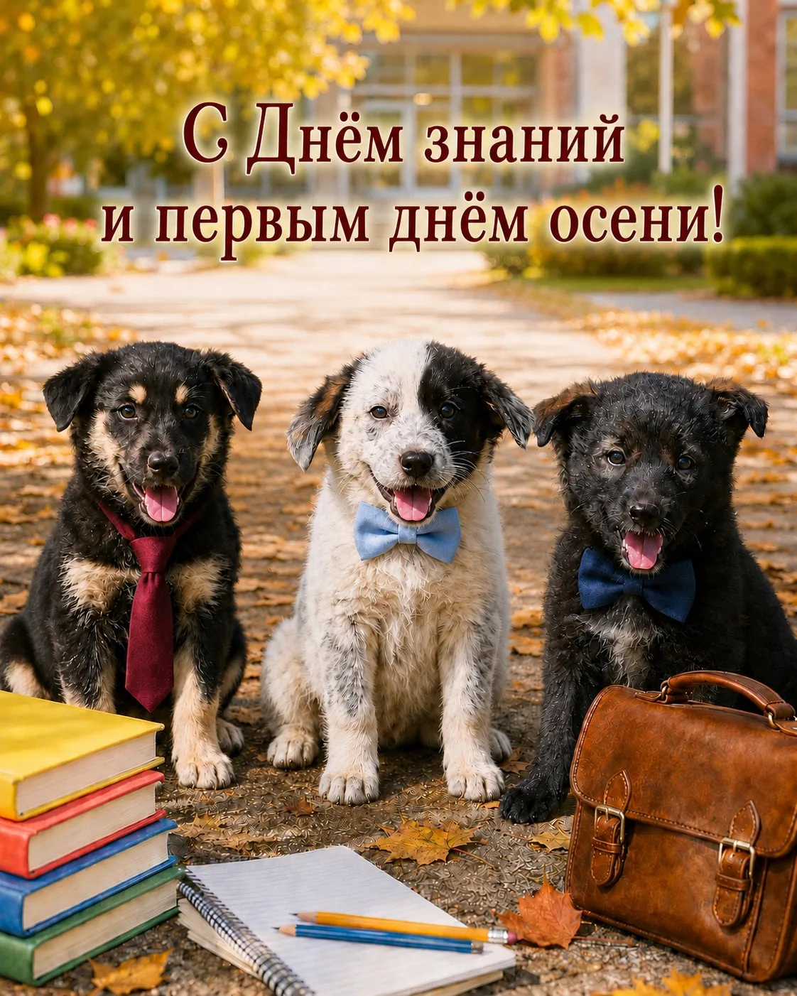 🍂 Друзья, с первым днём осени и Днём знаний! 📚
