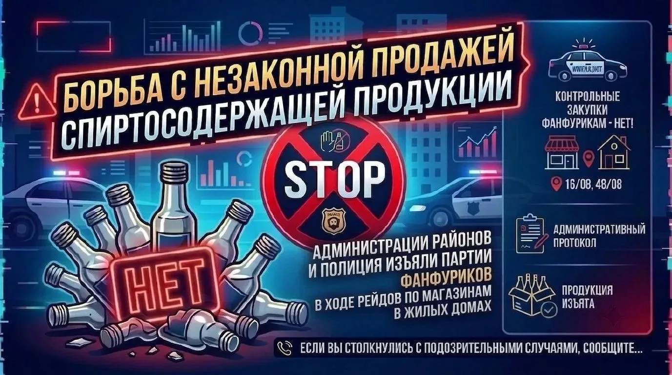 🚨 Фанфурикам говорим нет!🚫**

Администрации Центрального, а также Автозаводского районов совместно