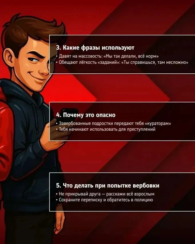 Существует ли общение между подростками и вербовщиками?