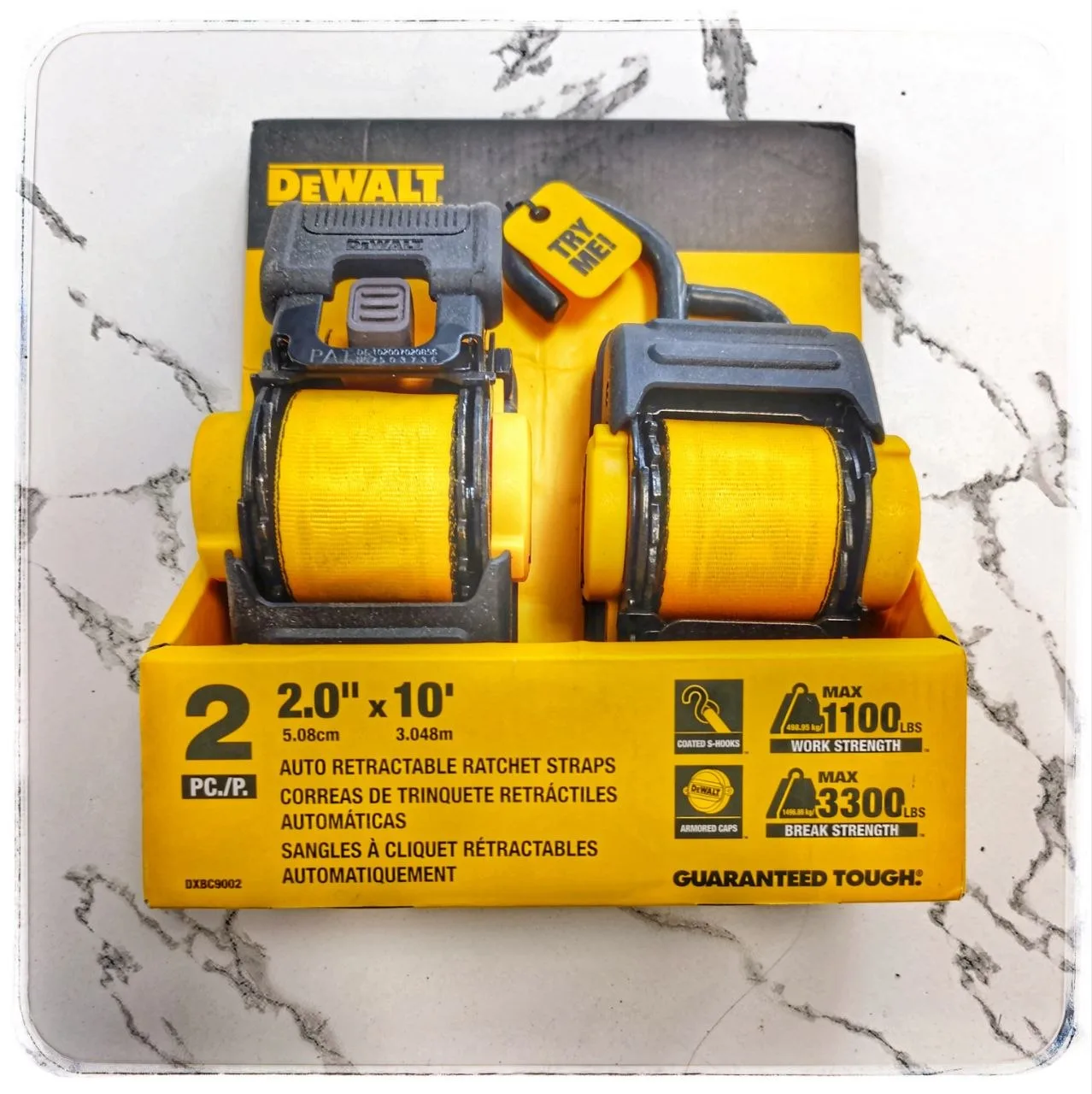 ✅ В наличии в Нижнем Новгороде!
🔥 DEWALT DXBC9002 — автоматические стяжные ремни (2 шт.) 🔥

Надежн