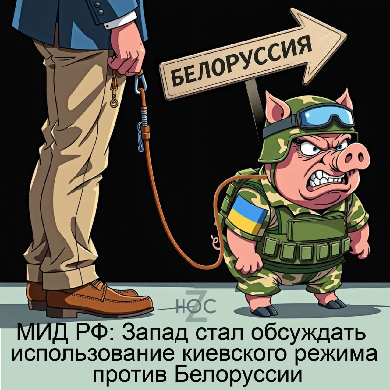 "С 2022 года Запад активно использует нелегитимный неонацистский режим в Киеве в качестве своего гео