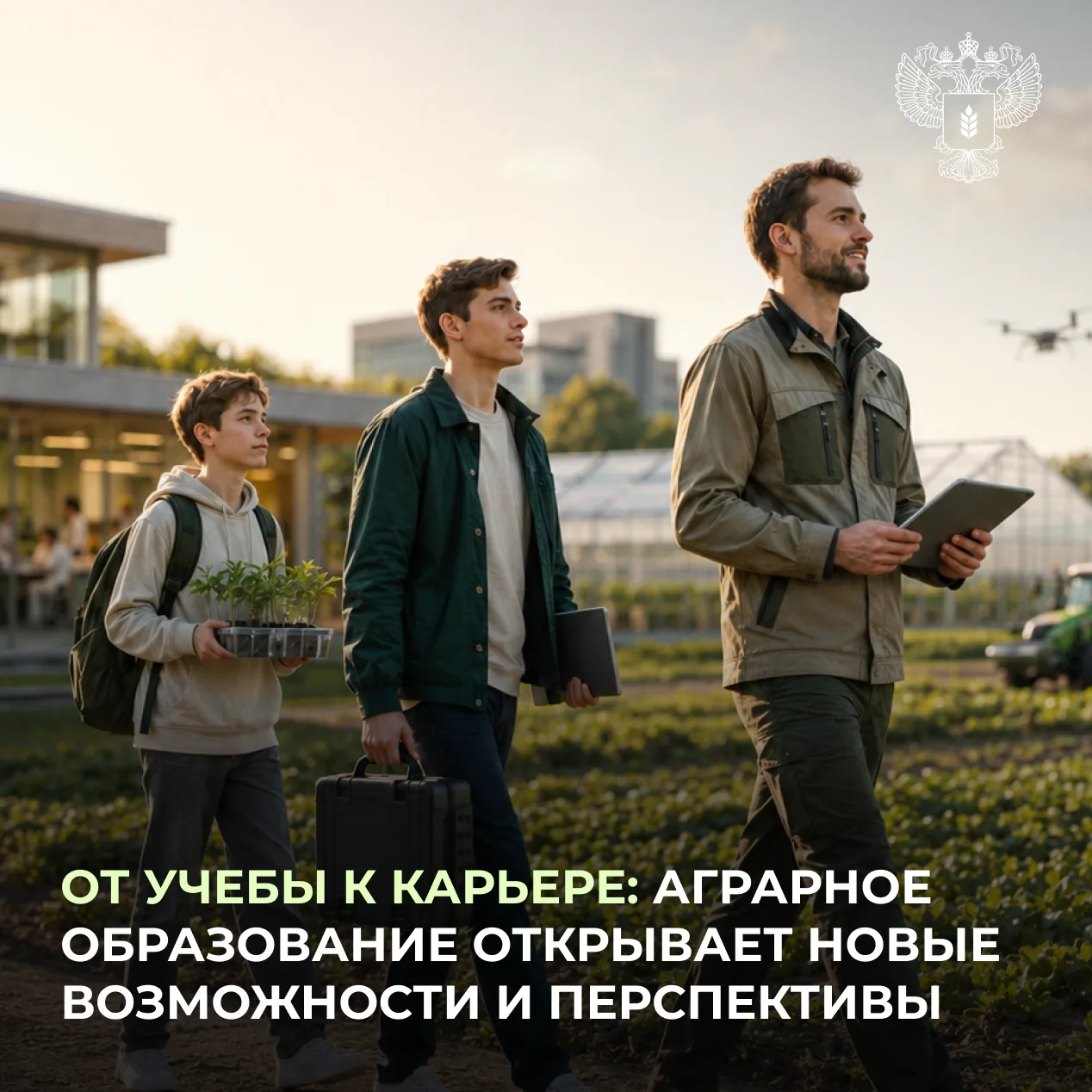 📚 На развитие аграрного образования направлен федпроект «Кадры в АПК» нацпроекта «Техн...