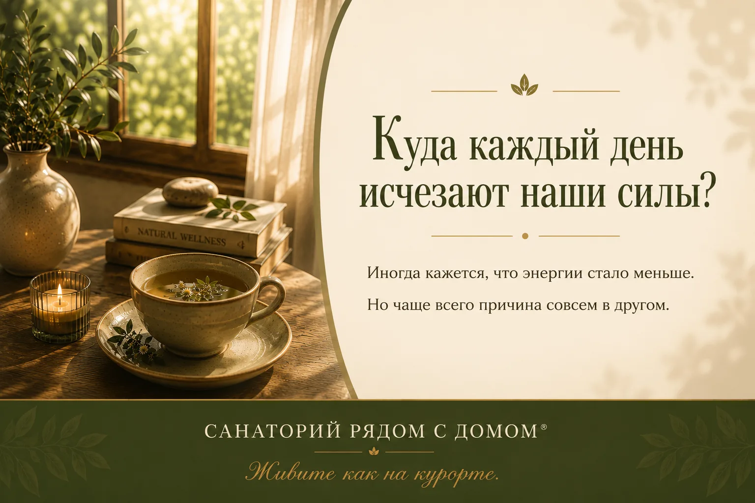 🌿 Куда каждый день исчезают наши силы?