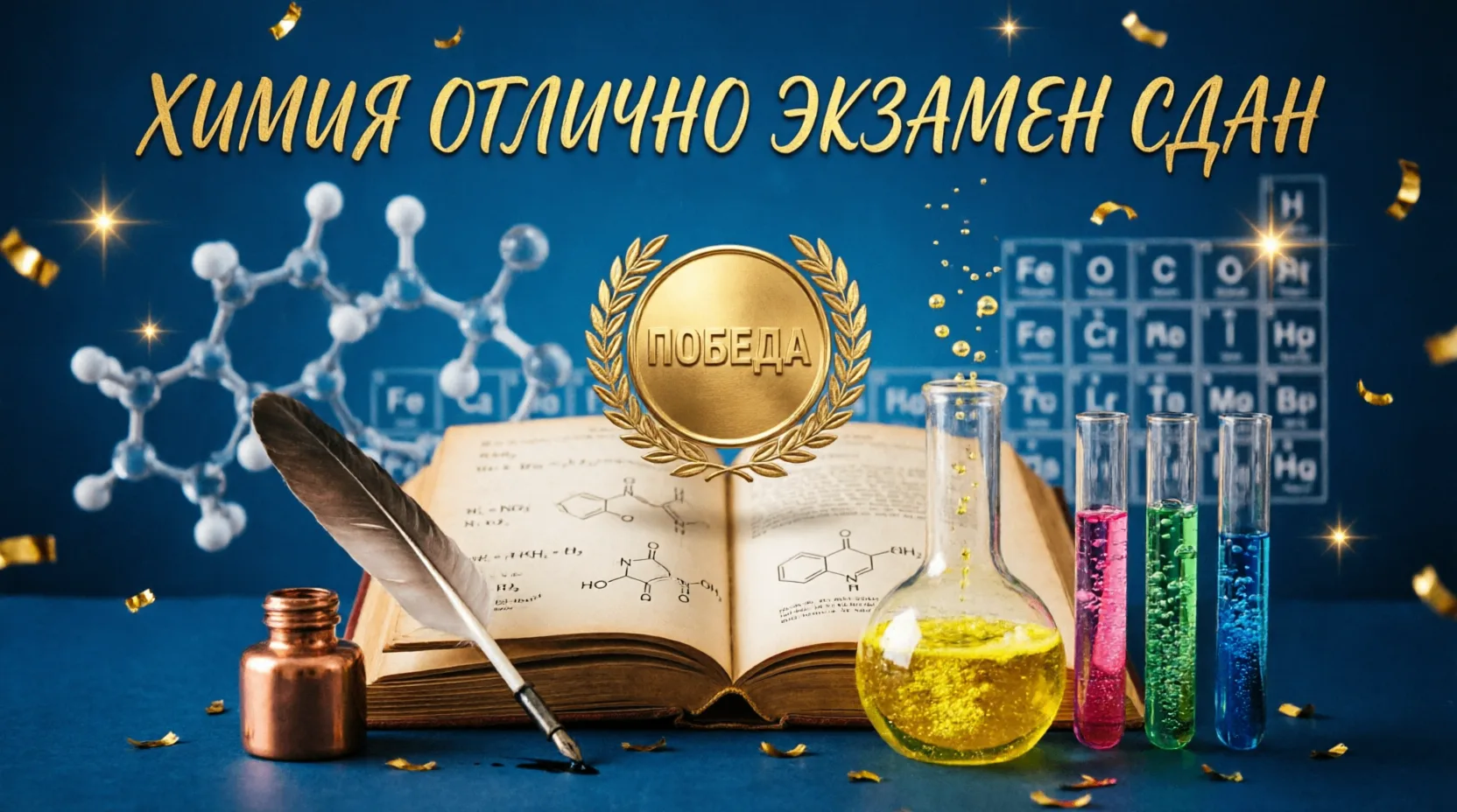🧪 ОТЛИЧНЫЕ НОВОСТИ! Наша ученица вывела идеальную «формулу успеха» на ЕГЭ по химии! ⚛️✨
Школа с огр