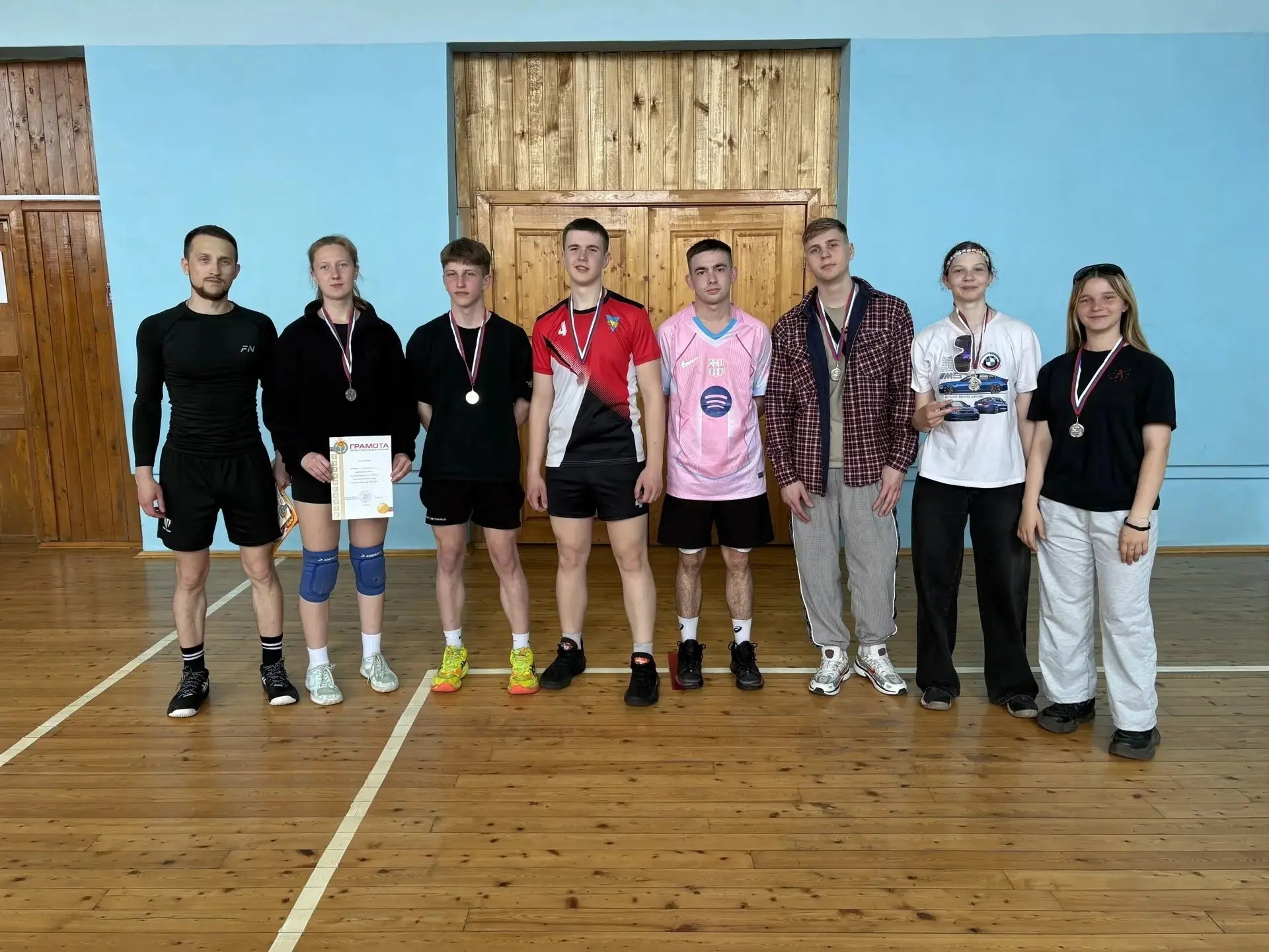 🏐 Районные соревнования по волейболу среди смешанных команд — Кубок Абанской школы: итоги финальног