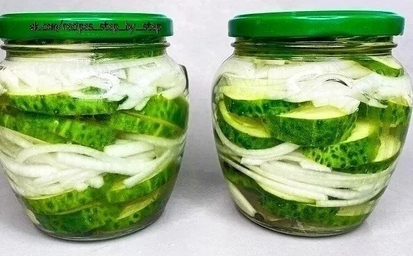 🥒 ХРУСТЯЩИЕ ОГУРЧИКИ С ЛУКОМ