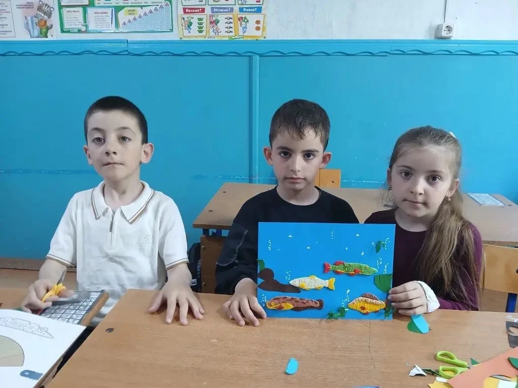 🐠🐬На занятии внеурочной деятельности "Мой Дагестан" ученики 1-го класса работали над проектом " Во