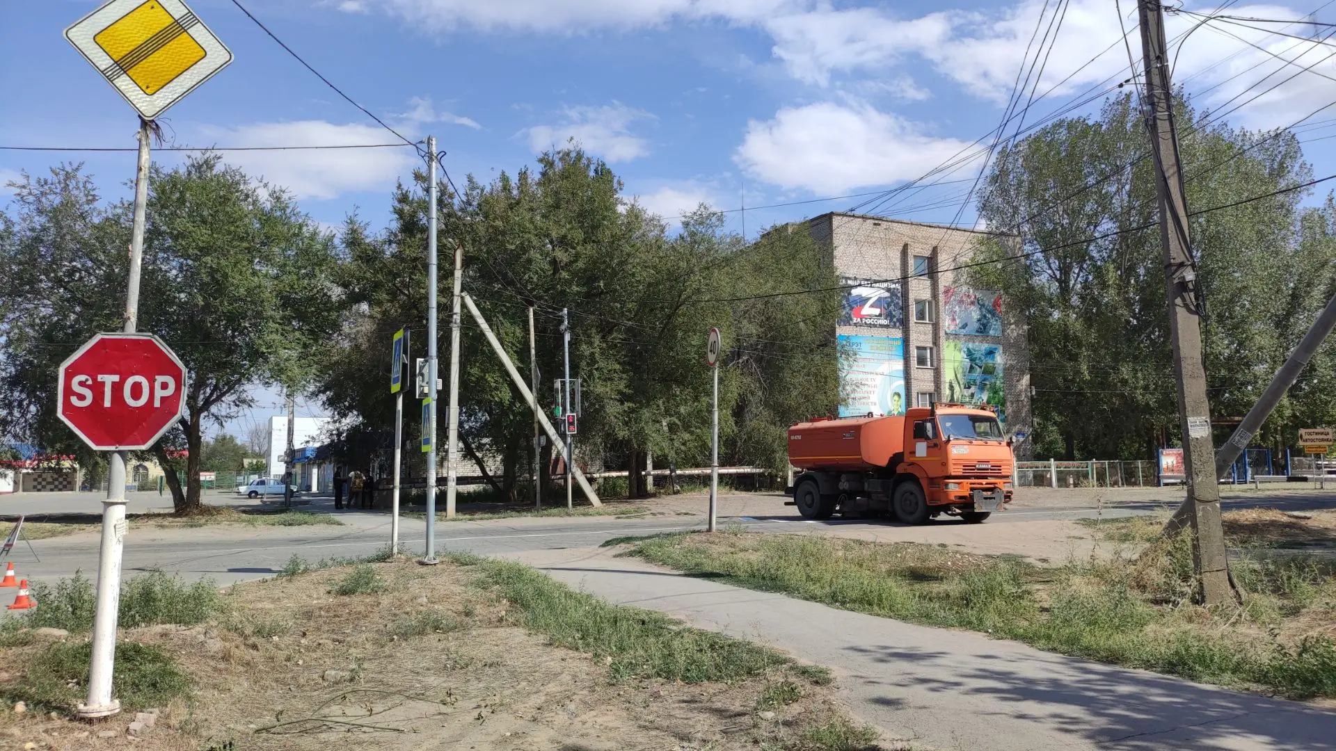 Горящая цистерна ☝