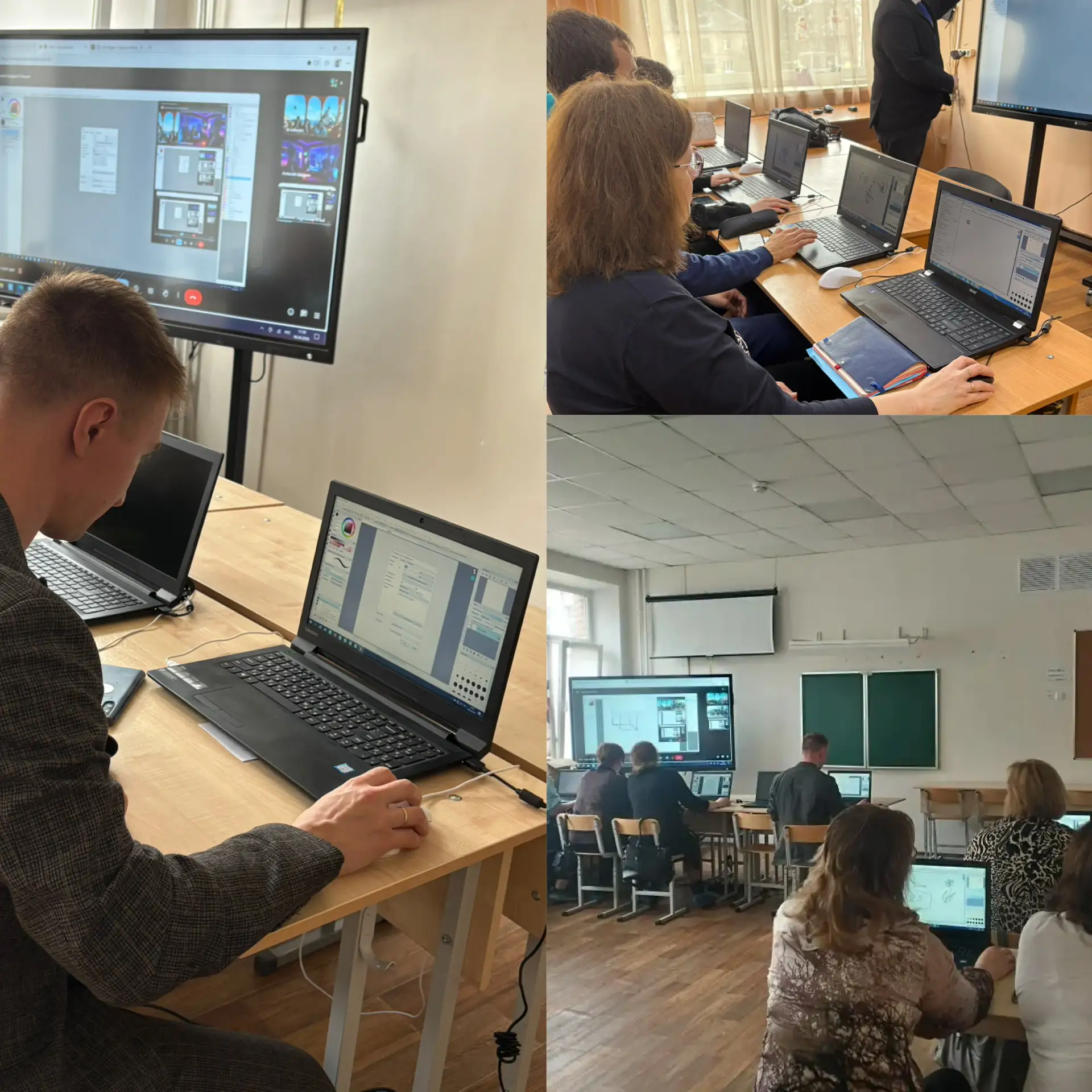 💻Математика + цифра: новый уровень профессионализма 🧮  Сегодня наша школа стала центром притяжения п