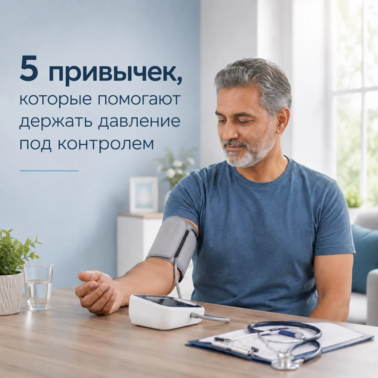 ☀️Утро гипертоника: 5️⃣привычек, которые помогают держать давление под контролем
