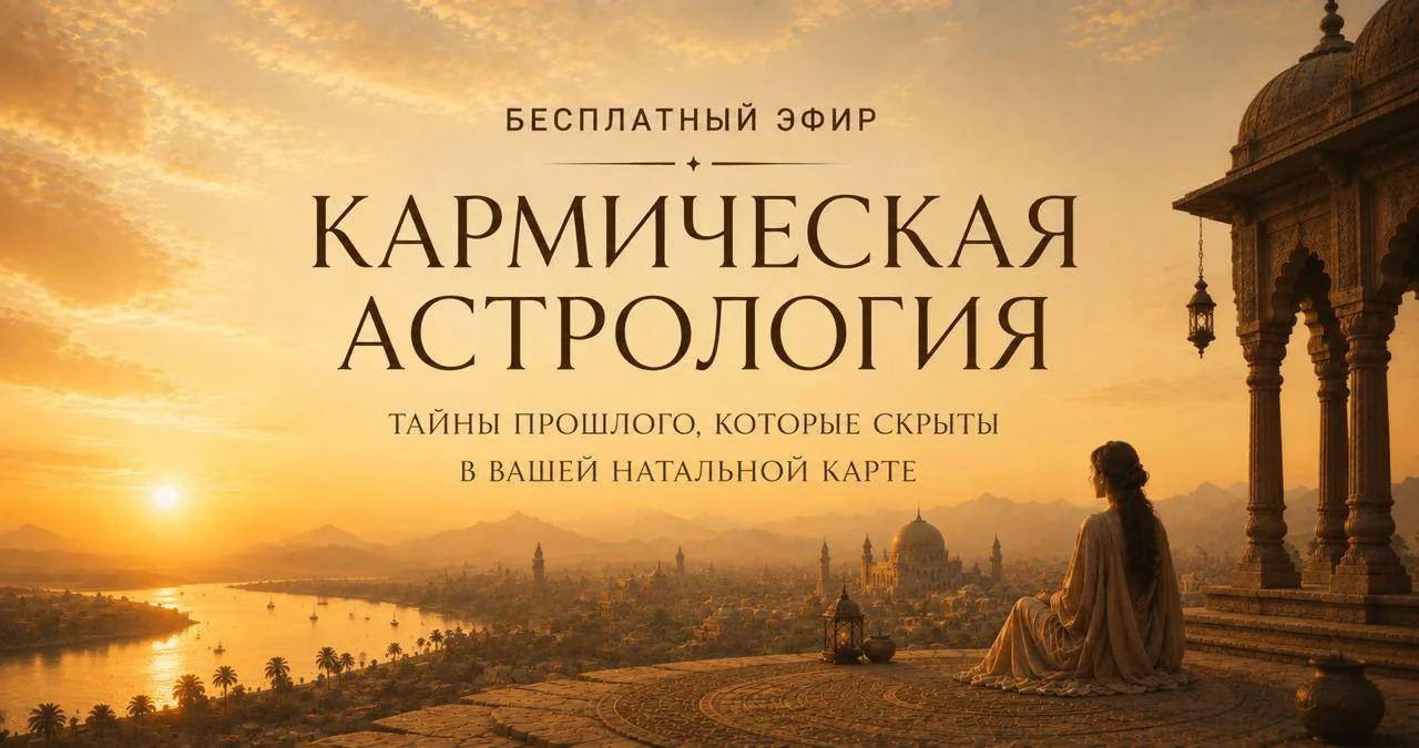 БЕСПЛАТНЫЙ ЭФИР ПО КАРМИЧЕСКОЙ АСТРОЛОГИИ - регистрация открыта 🔮