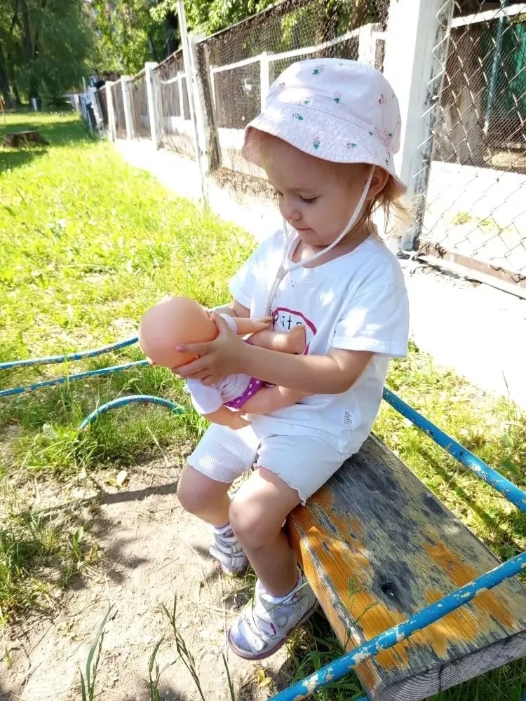 На прогулке летом