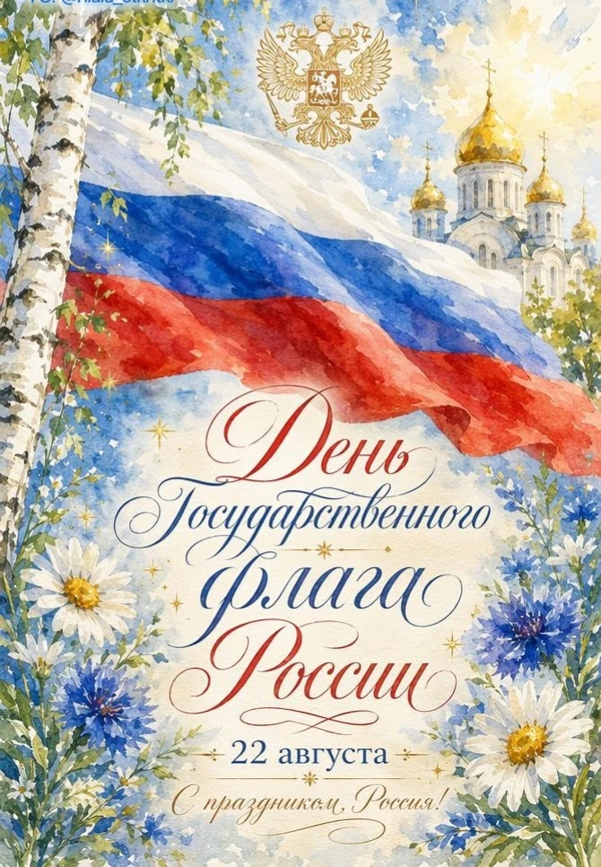 🇷🇺 От всей души поздравляем с Днём Государственного флага России!