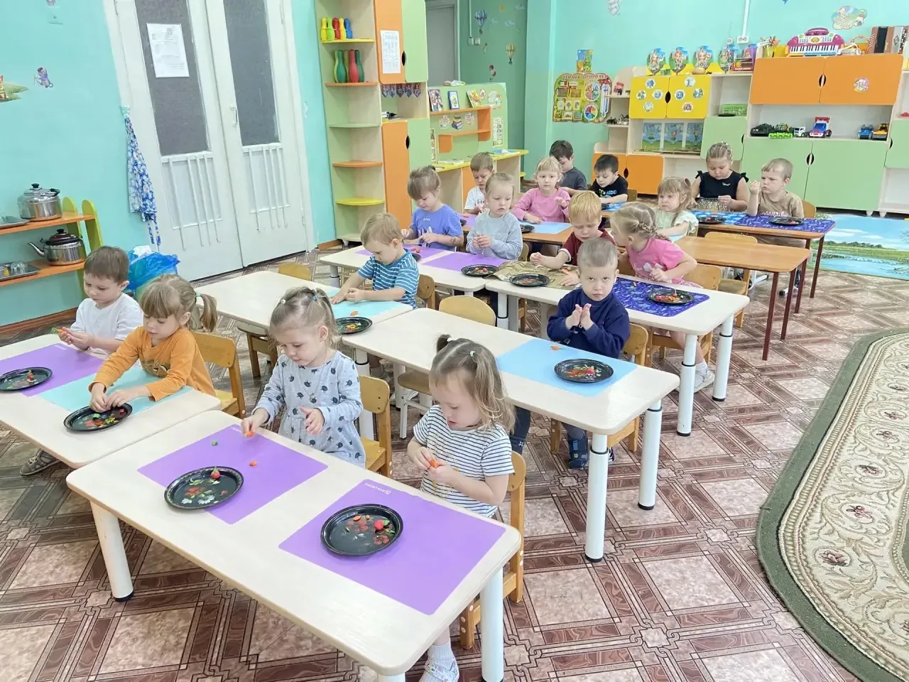 Лепка «Овощи»