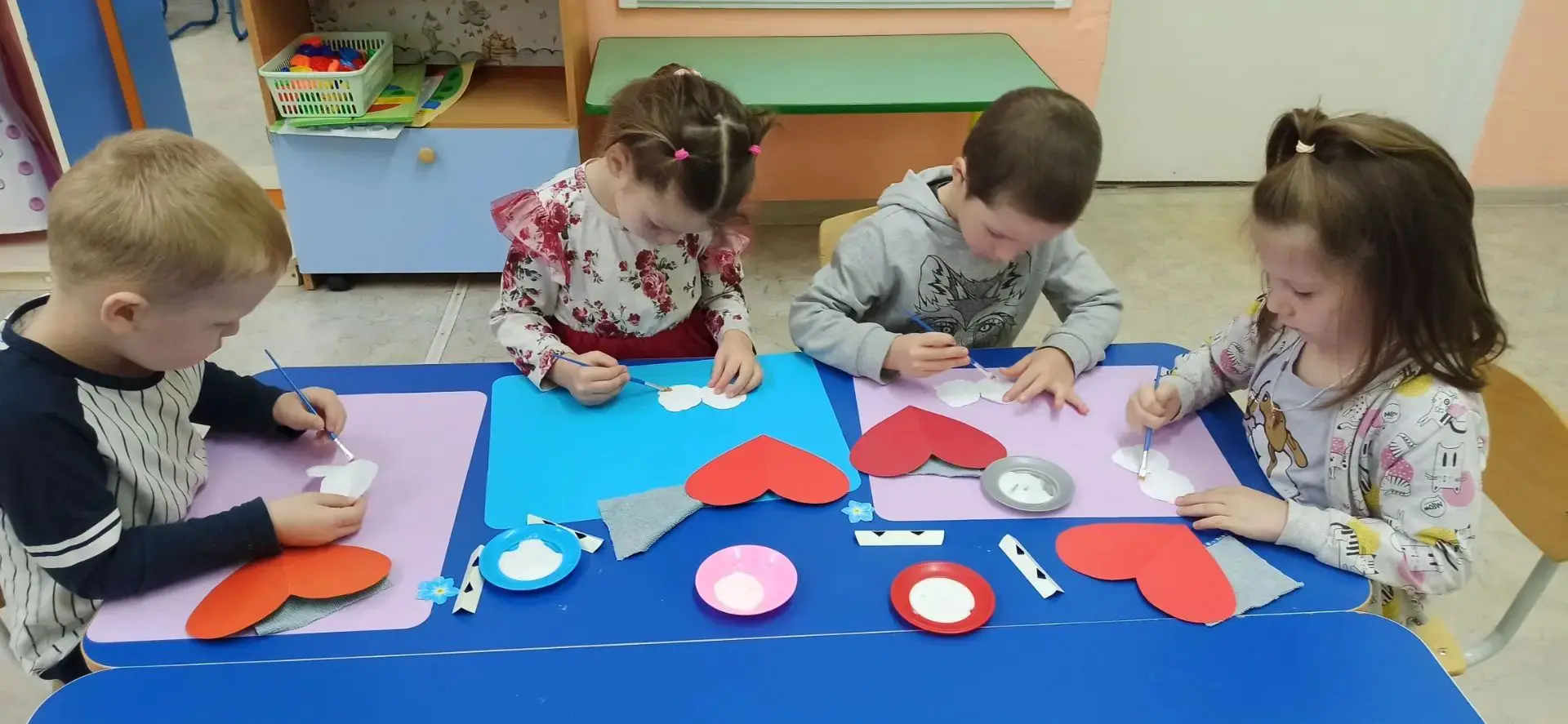 🥰 В группе «Дружные ребята» творили с душой — и получилось настоящее «Сердечко любви»!
