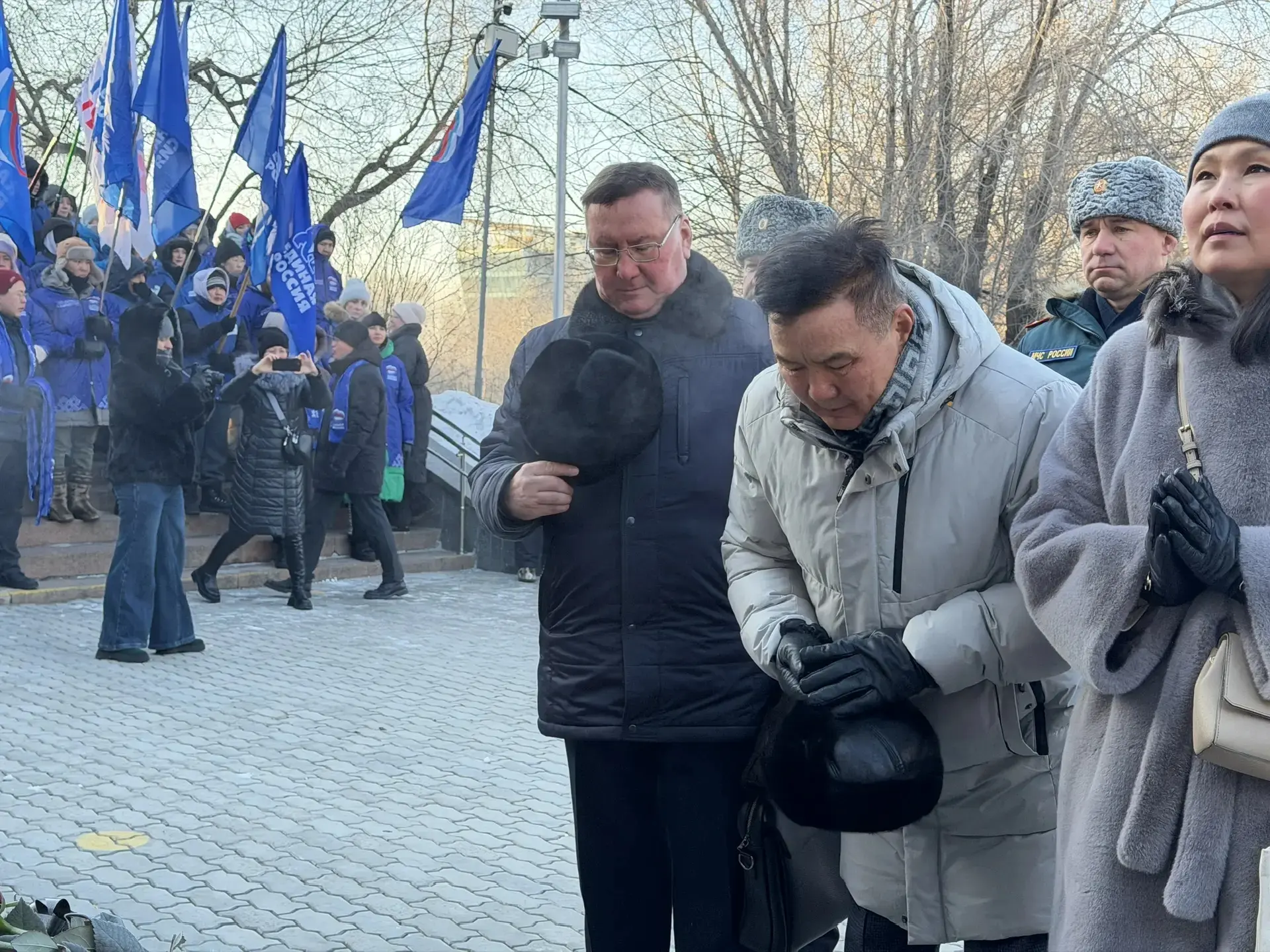 Принял участие в главном праздничном мероприятии, посвящённом Дню Защитника Отечества.  На Мемориале