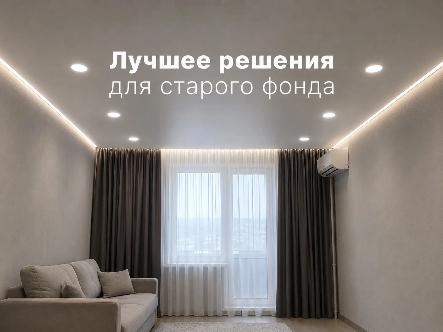 🌟Можно ли ставить потолок в старой квартире с кривыми стенами?