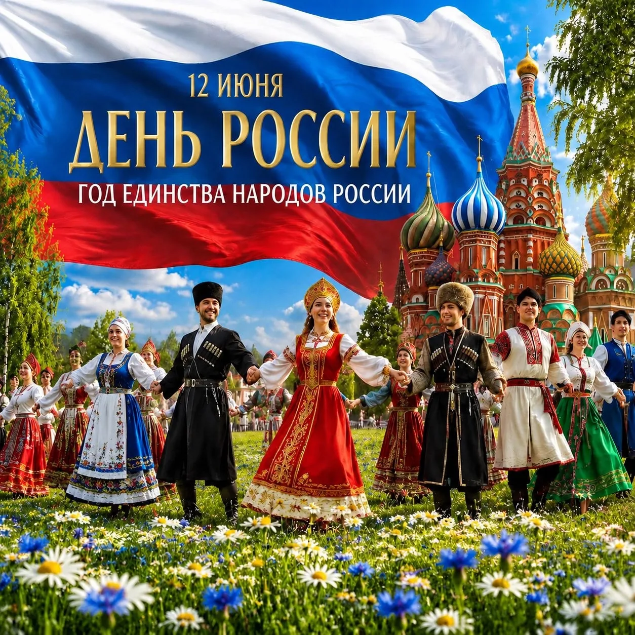 С Днём России!

🤍 День России — это настоящий символ единства, несокрушимой силы и духовного величи
