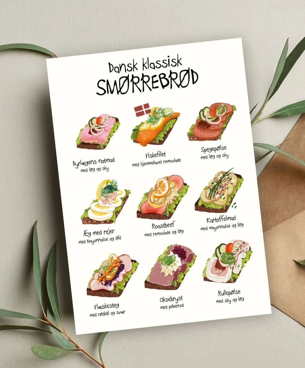 🍞 Smørrebrød: как открытый бутерброд закрывает все вопросы

Датчане не едят просто хлеб с маслом. О