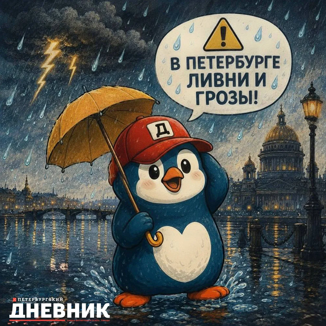 ⛈ В Санкт-Петербурге ожидается ухудшение погодных условий   

Главное управление МЧС России по Санкт
