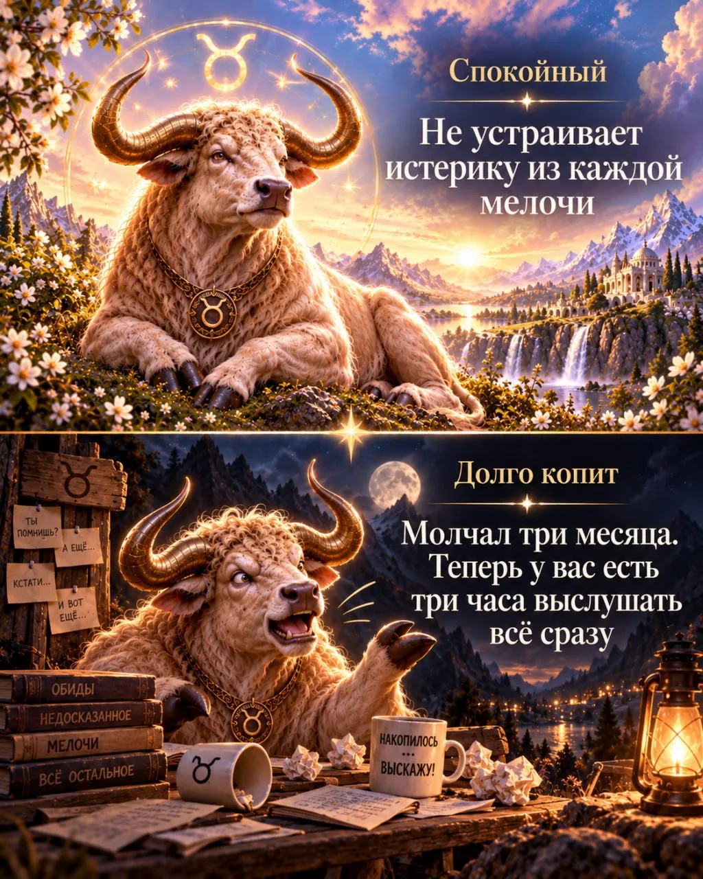 Узнаете? Согласны? Пересылайте знакомым Тельцам ♉️