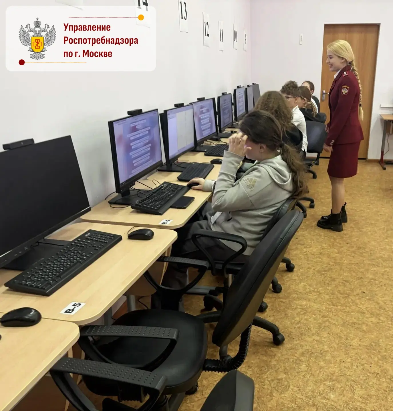 В рамках Всероссийской акции «Диктант здоровья» сотрудники территориального отдела Управления Роспот