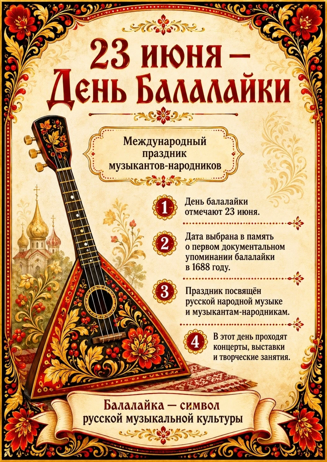 Балалайка — один из самых узнаваемых символов русской музыкальной культуры. С её звонки...