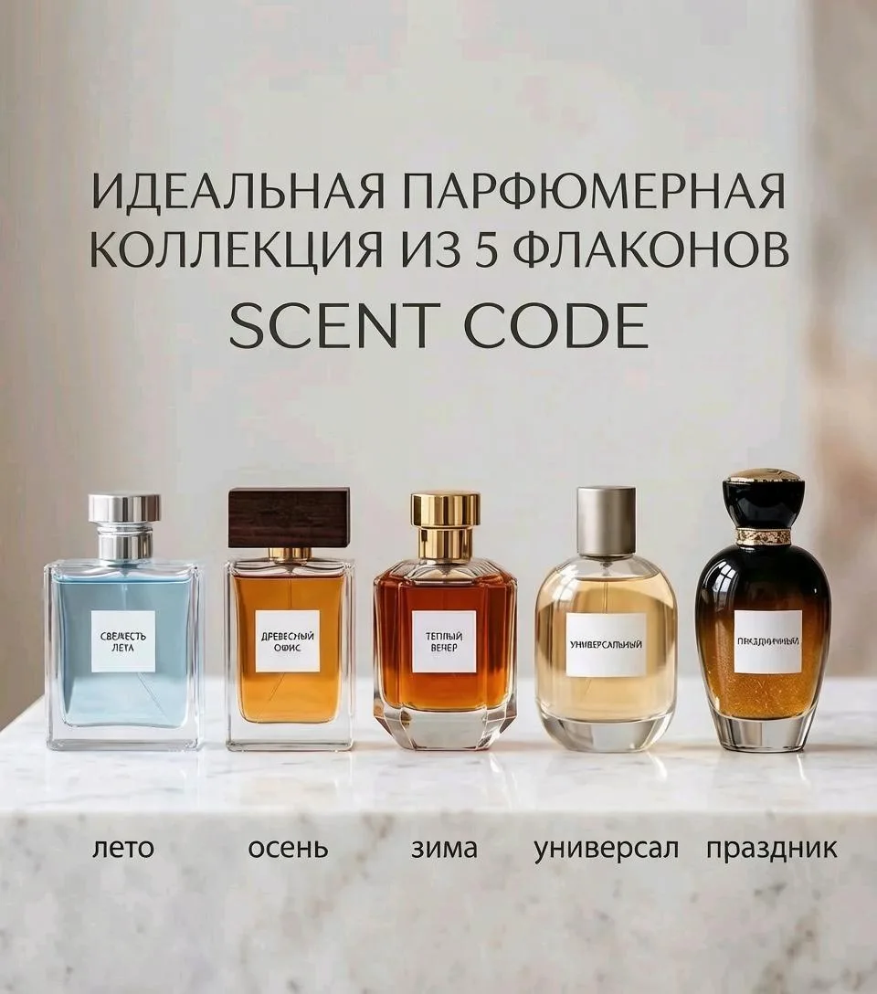 🧴 ИДЕАЛЬНАЯ ПАРФЮМЕРНАЯ КОЛЛЕКЦИЯ ИЗ 5 ФЛАКОНОВ