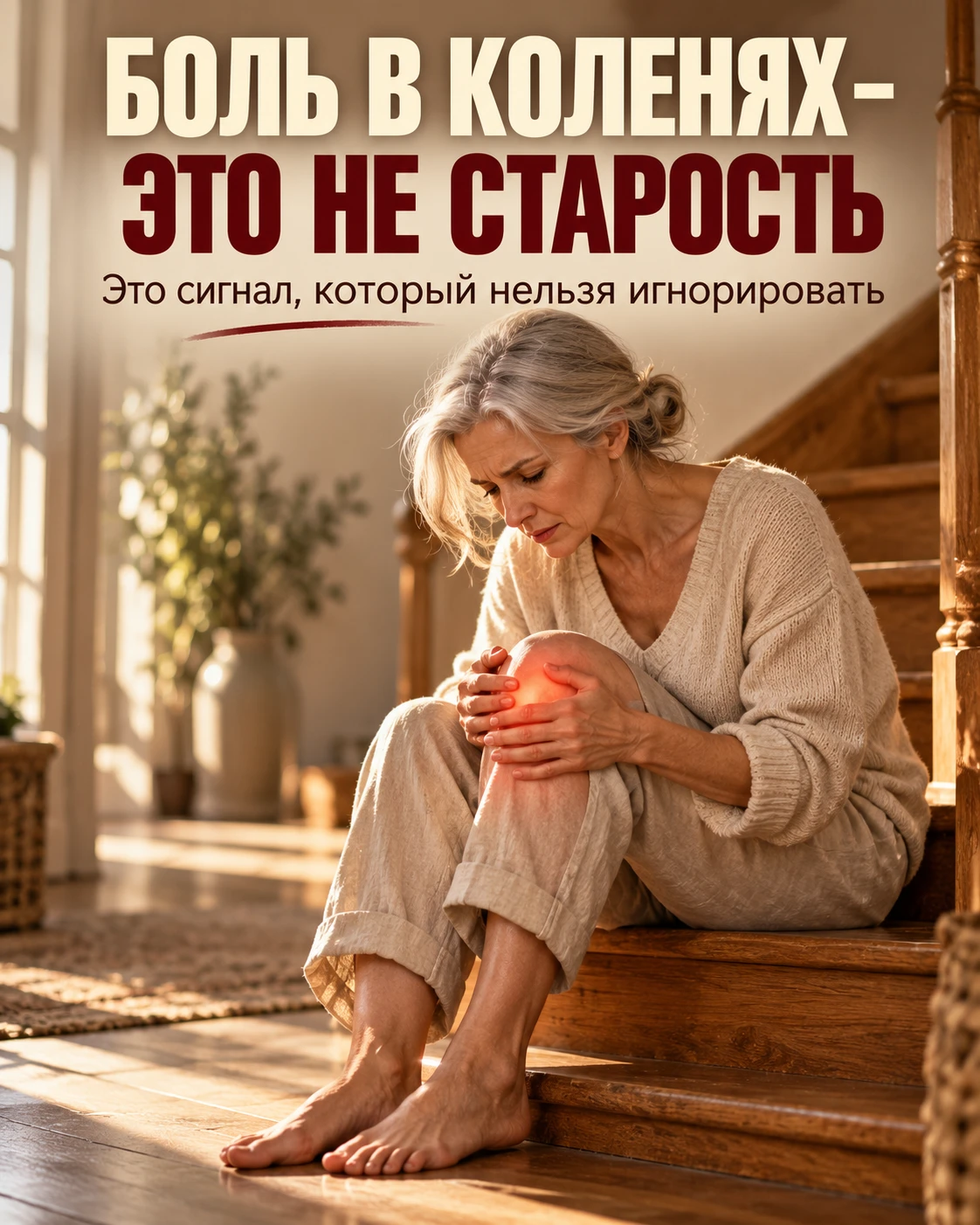 🦵 ВРАЧИ ПОДТВЕРДИЛИ: БОЛЬ В КОЛЕНЯХ – ЭТО НЕ СТАРОСТЬ, А СИГНАЛ, КОТОРЫЙ НЕЛЬЗЯ ИГНОРИ...