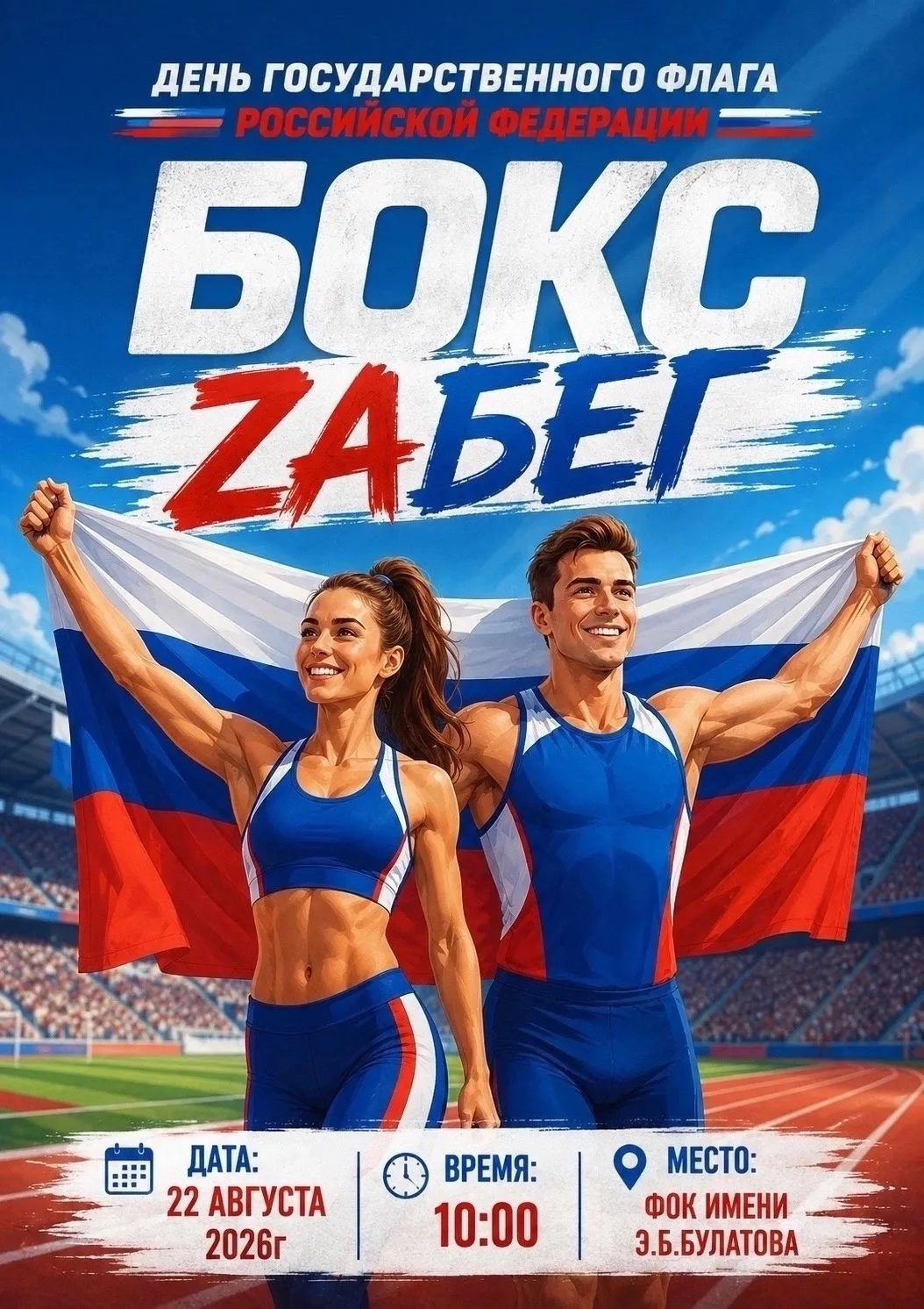 🇷🇺 «Бокс ZaБег» — праздник спорта и патриотизма!