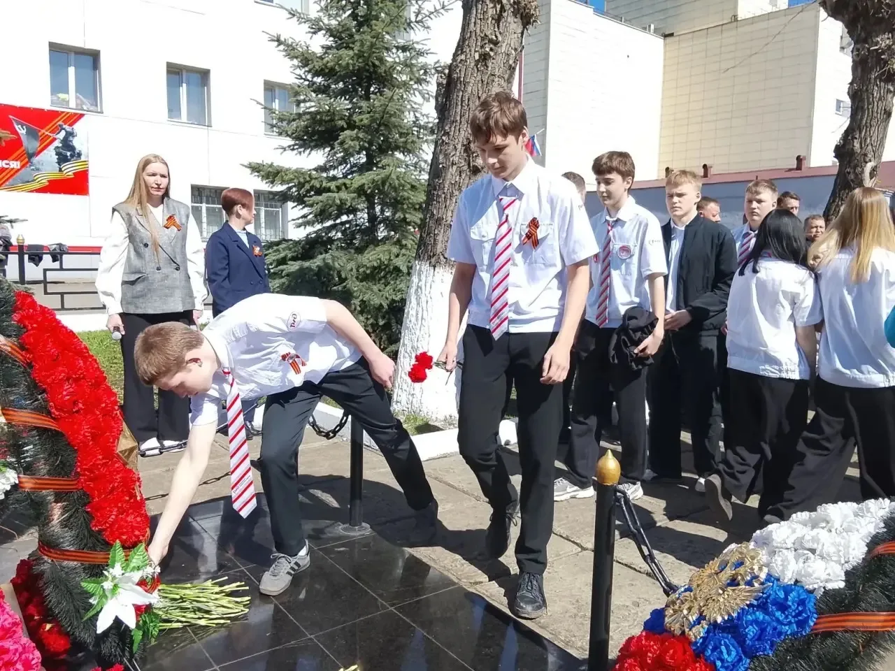 🚂 Память, объединяющая поколения  В преддверии Дня Победы юные железнодорожники совместно со студент