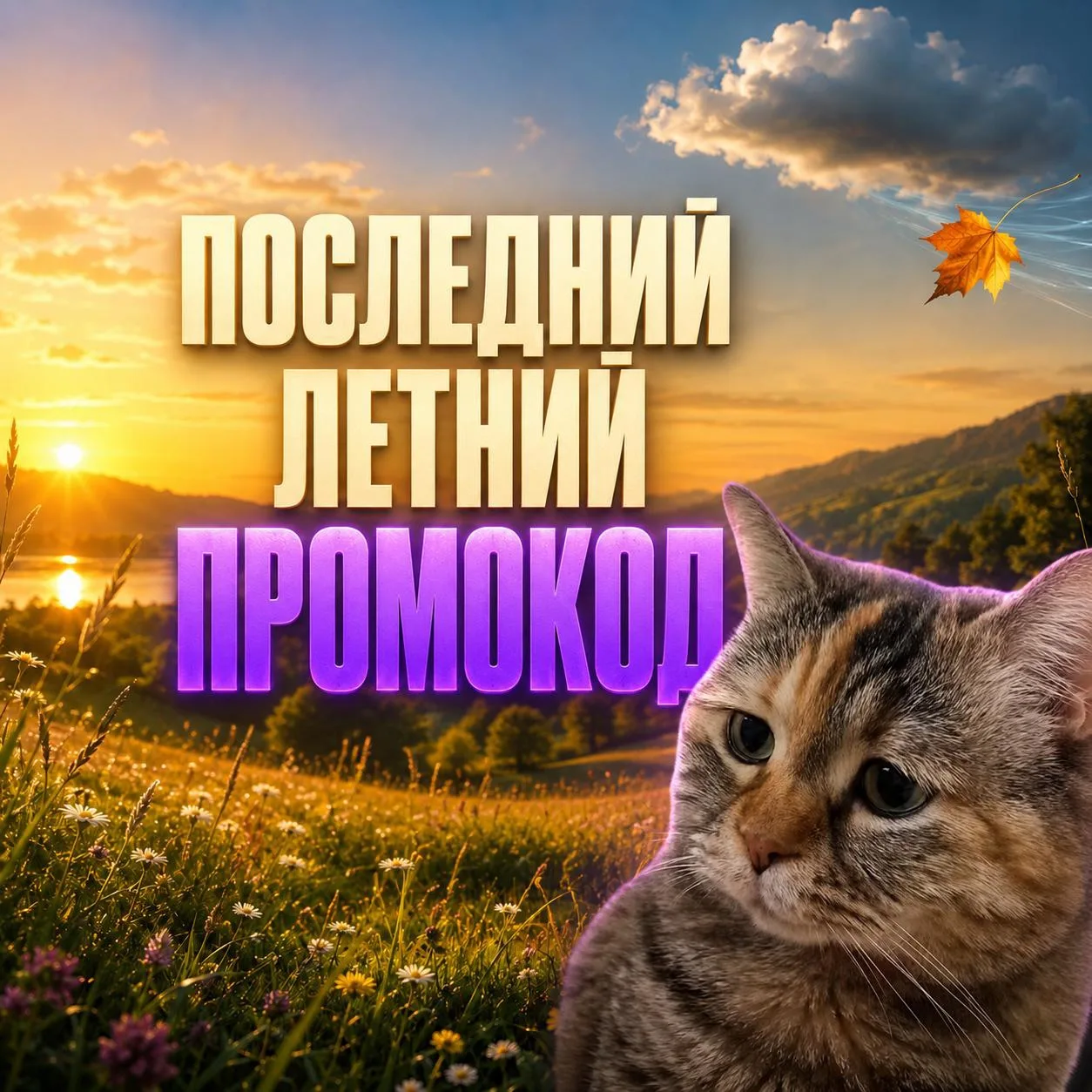 🌞Последний летний промокод на скидку 15%