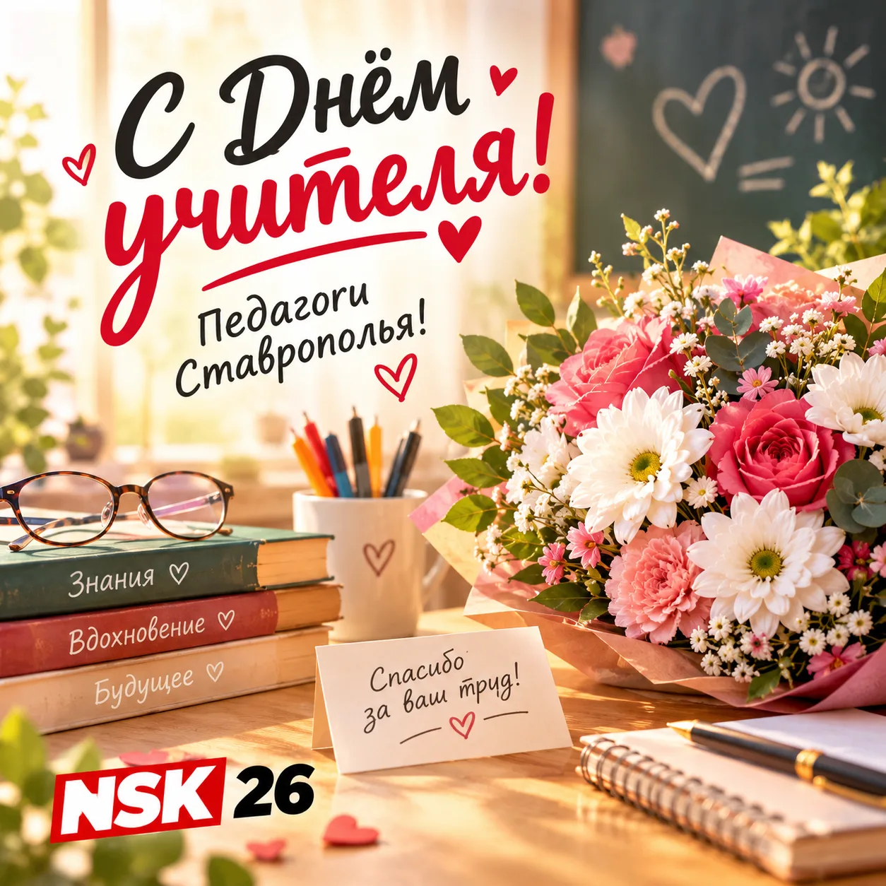 📚 С Днём учителя, педагоги Ставрополья!