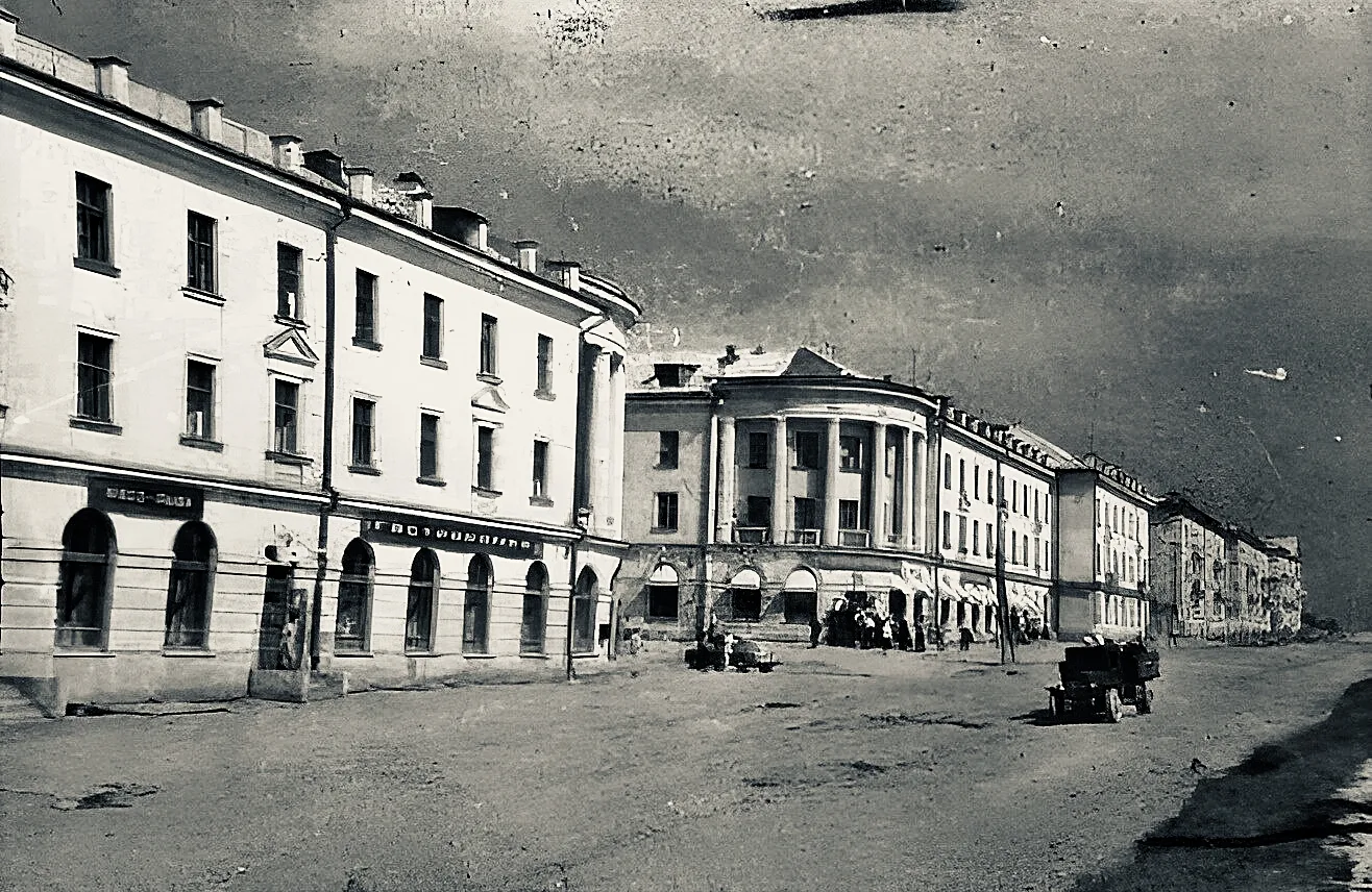 Микрорайон Красный камень.Улица Восточная.1960-е годы.