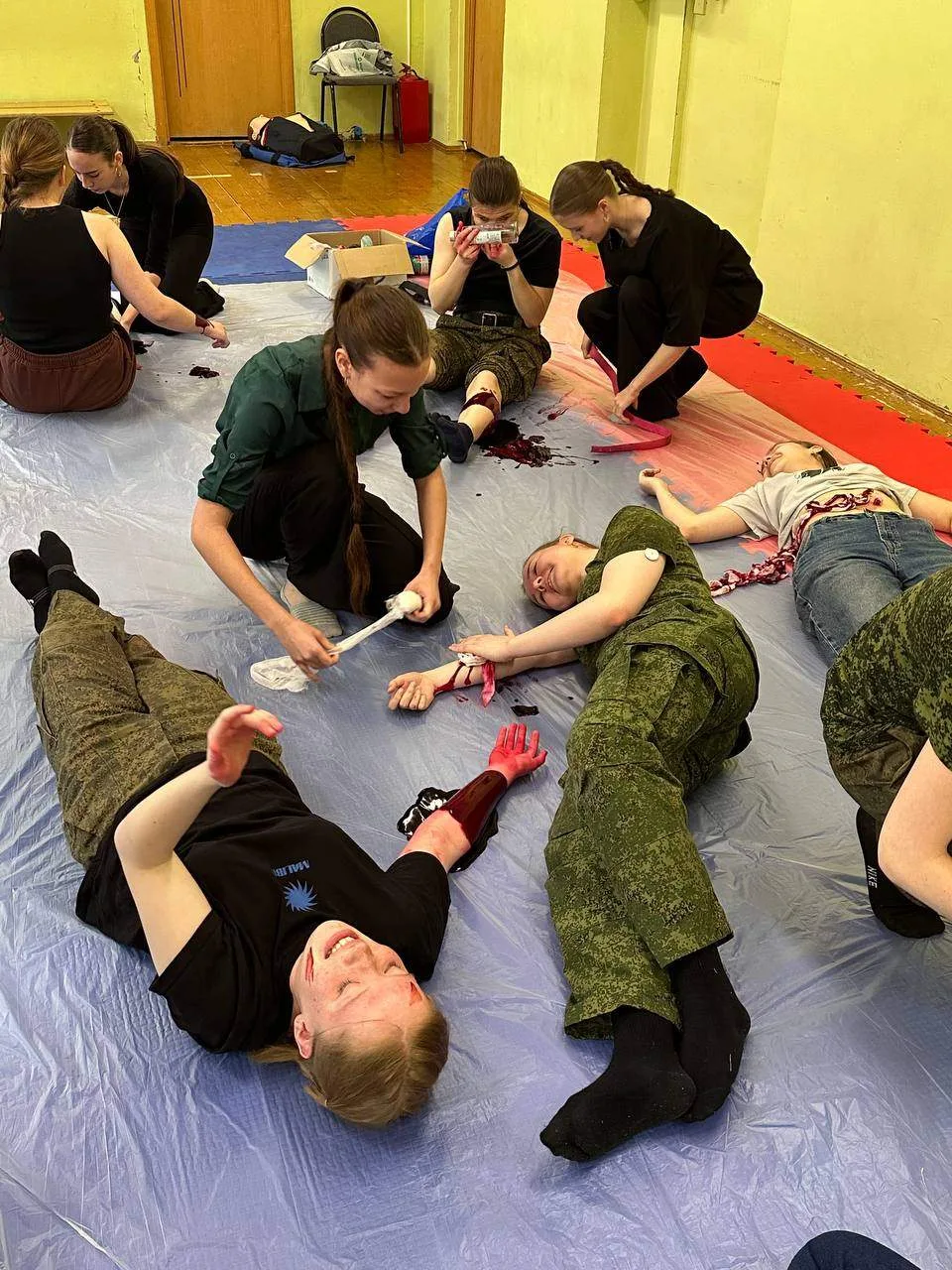 🩹Мастер-класс по оказанию Первой Помощи при кровотечении.   🌟В рамках реализации Всероссийского прое