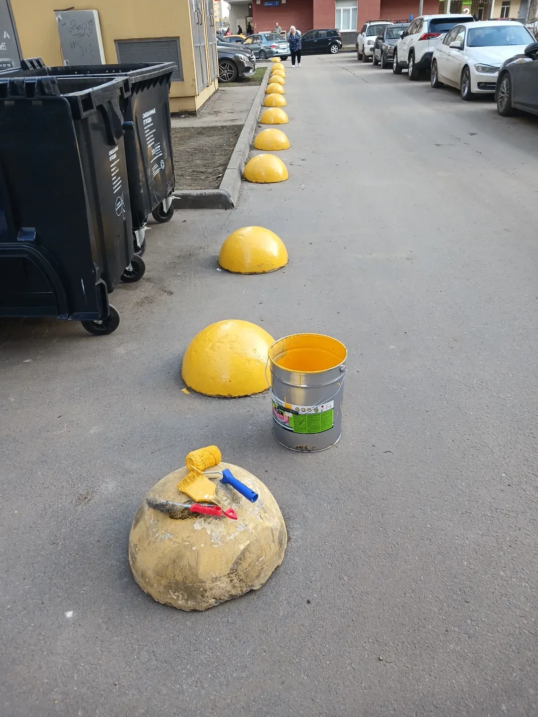 🚧 Сегодня приступили к монтажу искусственных неровностей (лежачих полицейских), демонтированных в зи