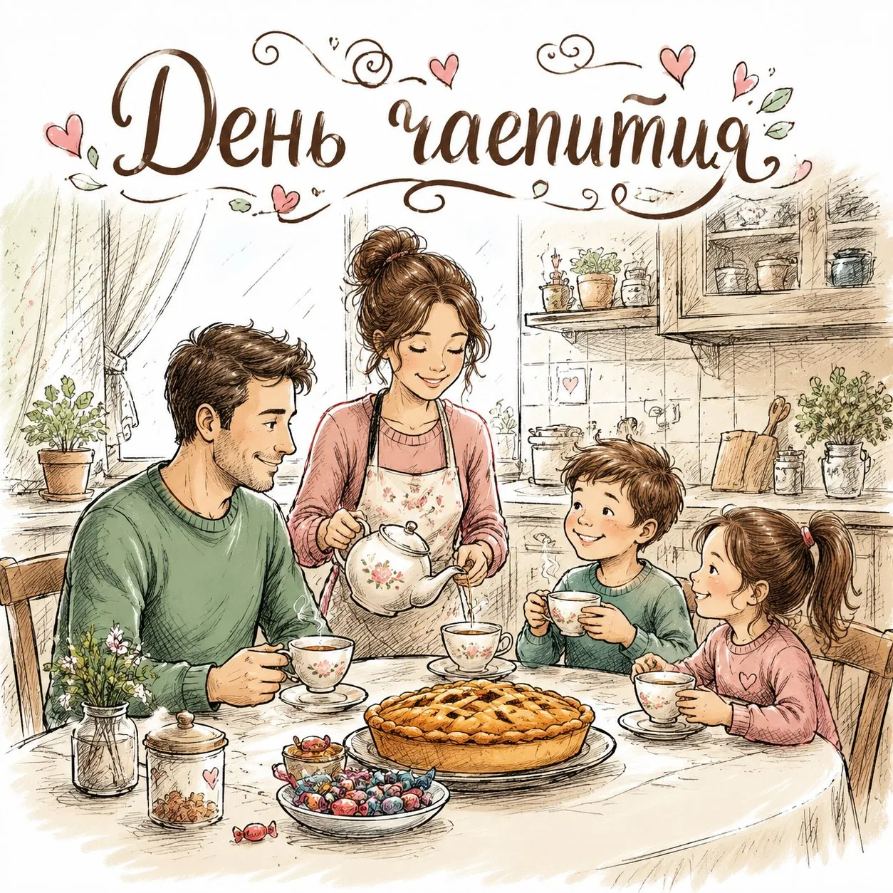 ☕21 августа — День сладкого чая (или душевного чаепития)