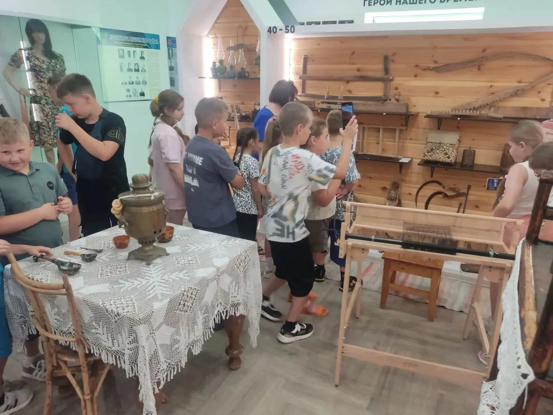 На прошлой неделе Ташлинский музей распахнул свои двери для воспитанников летней школьн...