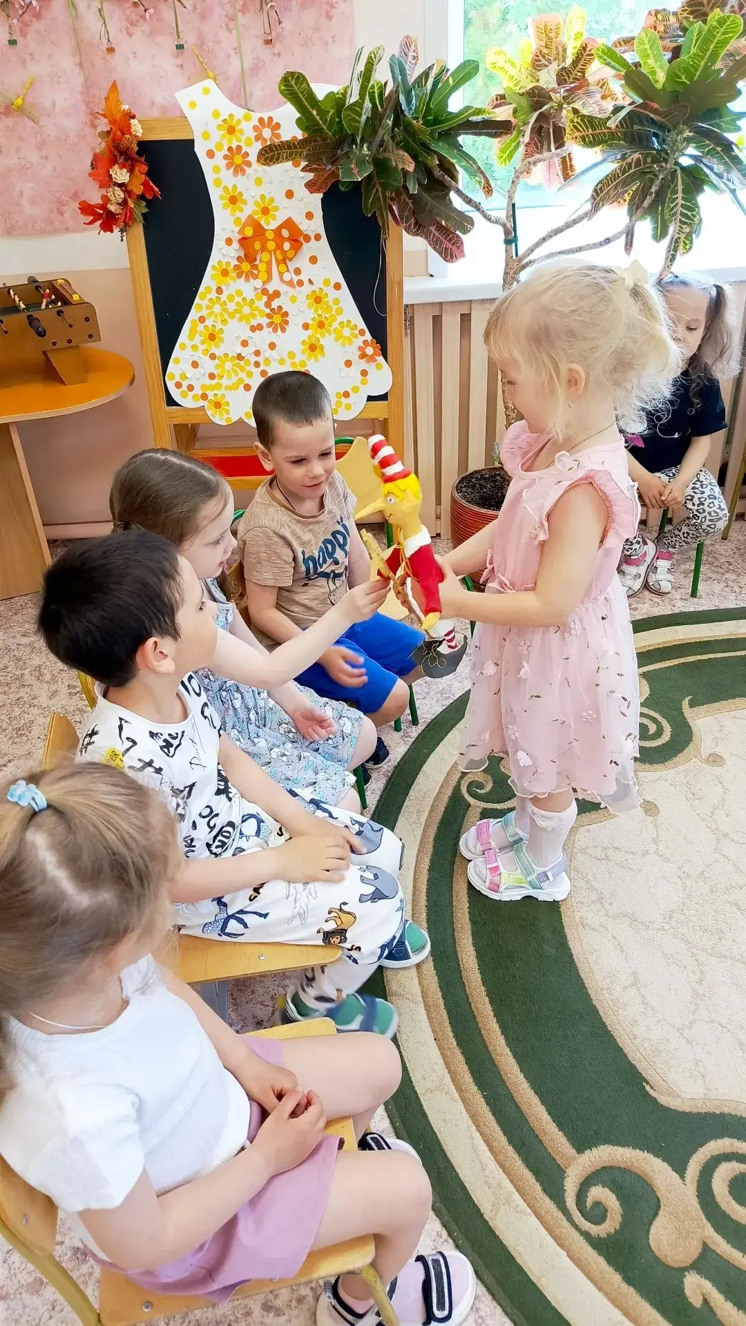 🎉В  группе  "Совушка" появилась новая самодельная игрушка – Буратино!