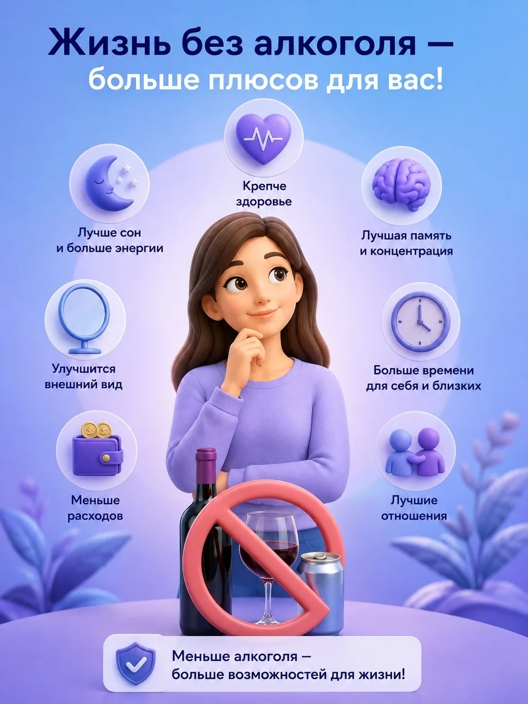🌿 Что меняется, когда вы отказываетесь от алкоголя?