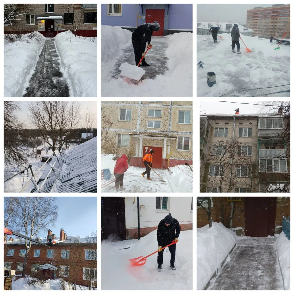 ❄️ Снежный фронт в Истре: работаем на земле и на высоте!  В Московскую область, в том числе и в муни