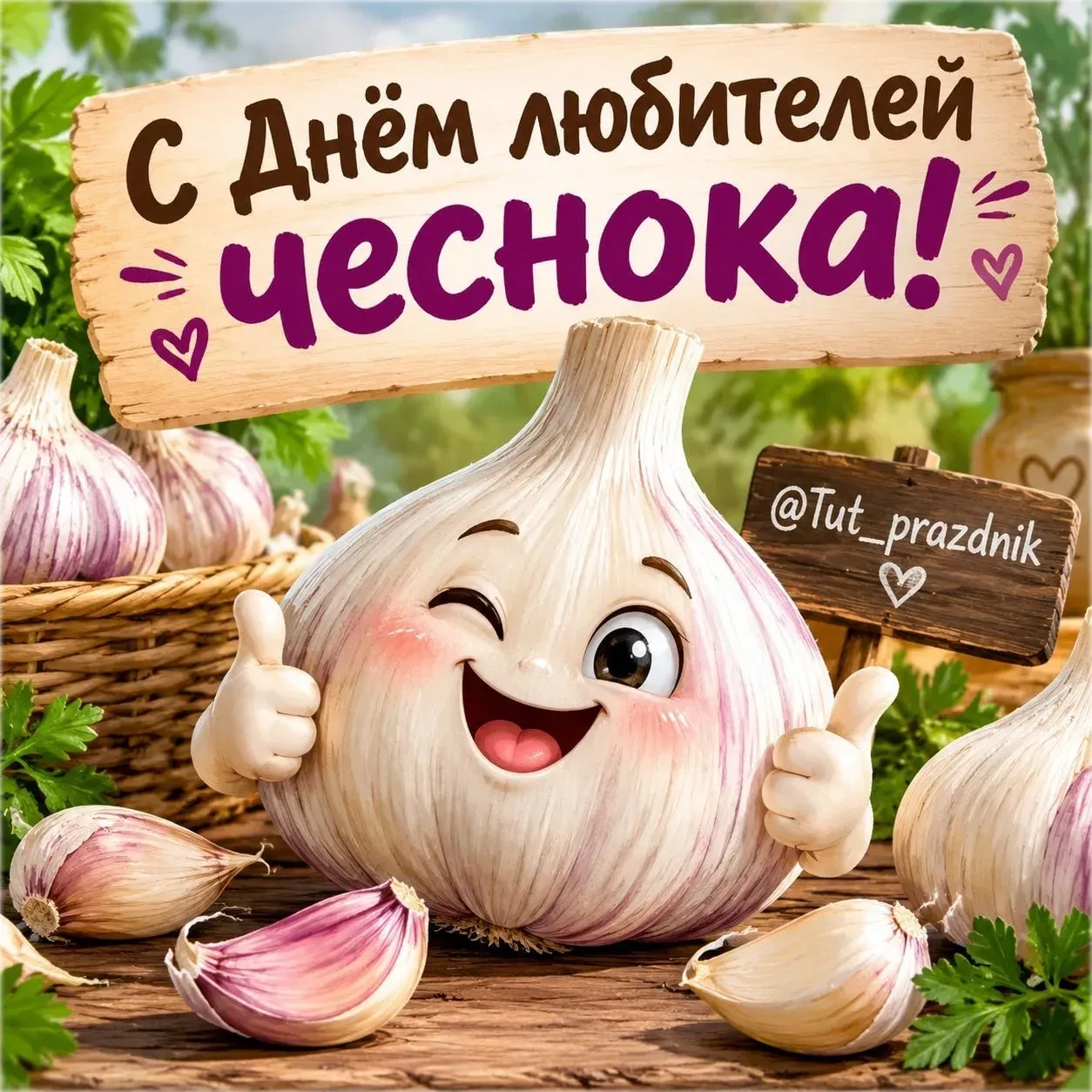 🧄🌿 6 октября — День любителей чеснока 😋