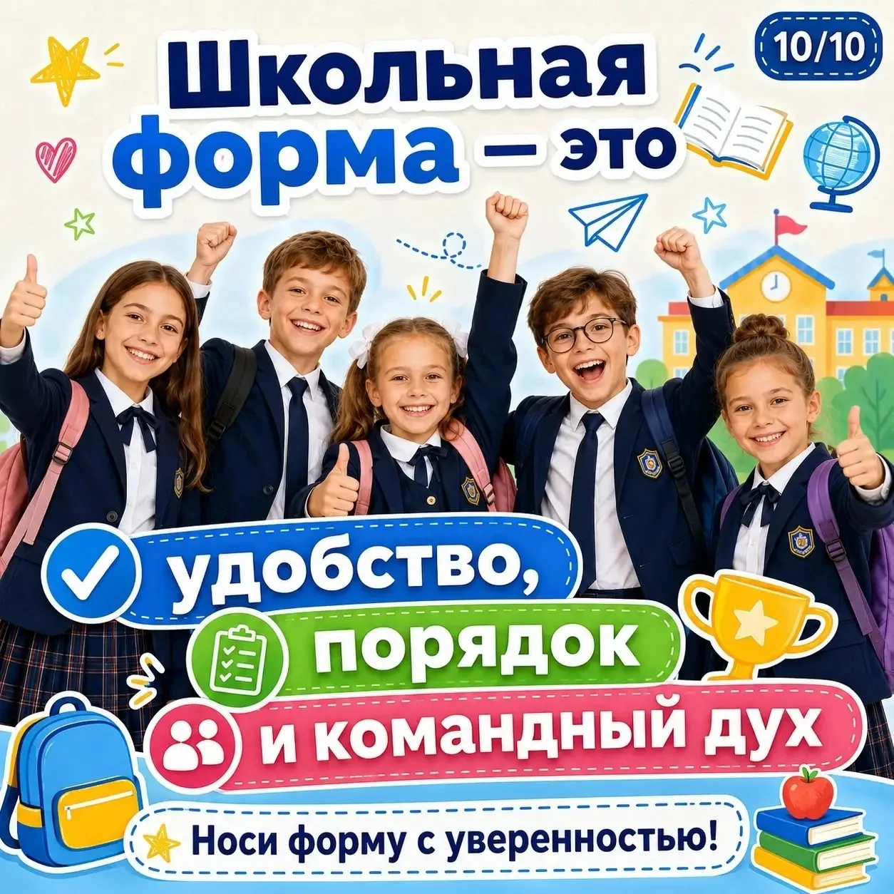 💯ШКОЛЬНАЯ ФОРМА - залог успешной учебы!