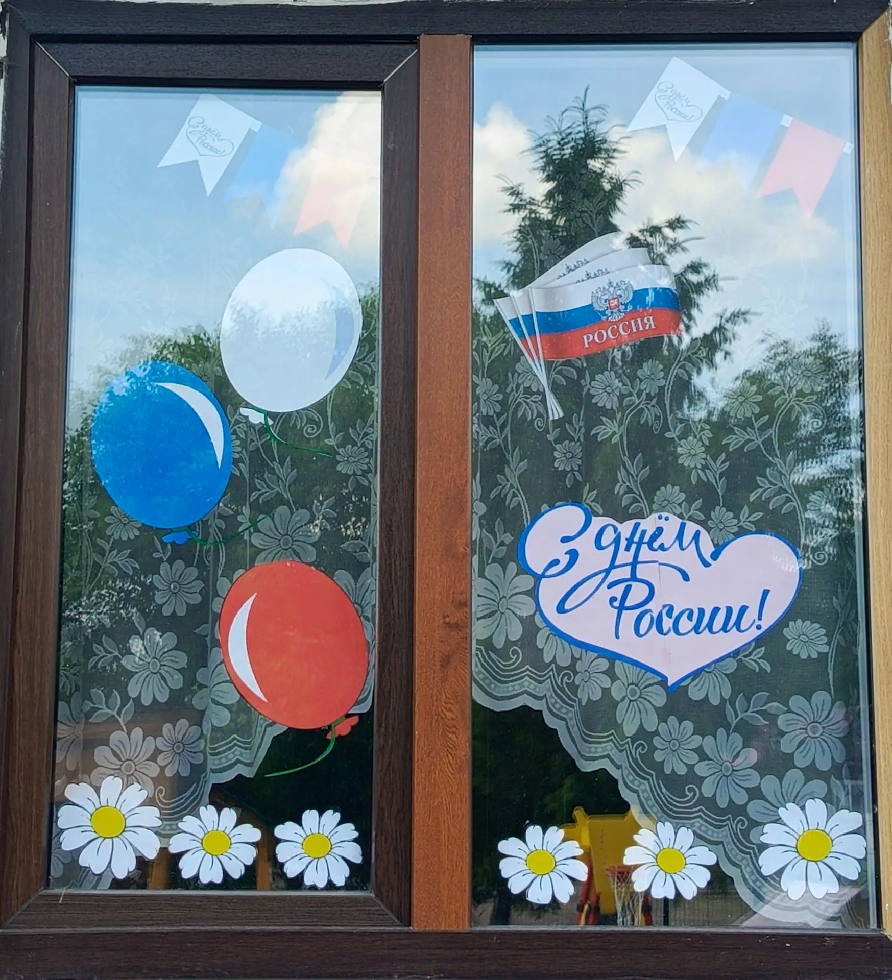 Кудеяровский детский сад присоединяется к Всероссийской акции "Окна России".