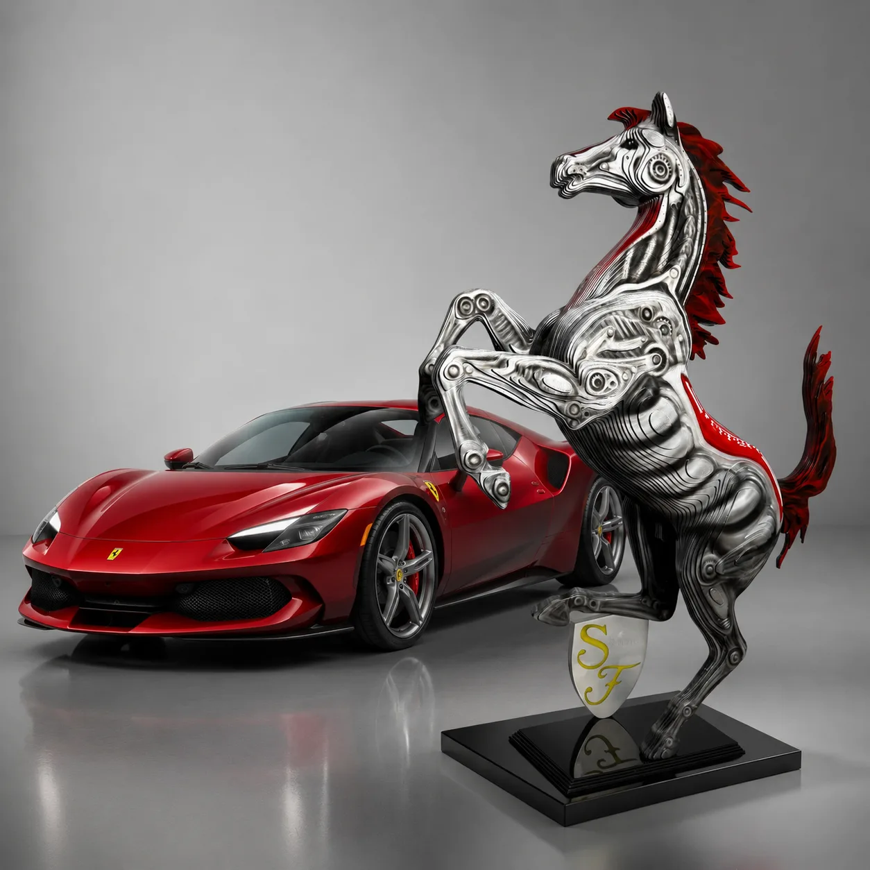 Гарцующий жеребец FERRARI 🐎